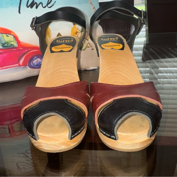 Swedish Hasbeens Suzanne Sky High Sandal Clogs Size 39
In Excellent Condition - Picture 3 of 13